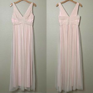 Anthro Bhldn Hitherto 6 Blush Pink Tulle Dress